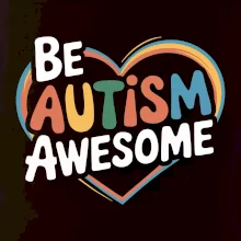 Be autism awesome srdce