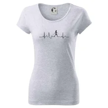 EKG nordic walking žena