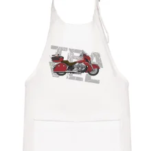 Cestovní motorka Amerika červená