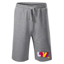 Love nápis s květinou