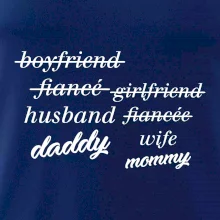 Partnerské triko nastávající rodiče