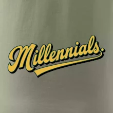 Generace Y - Millennials žlutý nápis