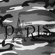 Paris nápis Eiffelovka rovný