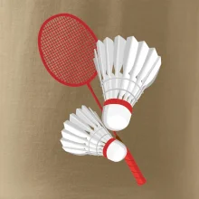 Badminton - pálka a košík