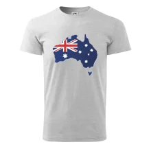 Austrálie - vlajka mapa