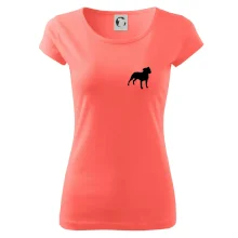 Americký stafordširský teriér  Na prsu