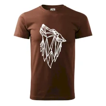 Geometrie - vlk - vyjící