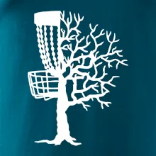 Disc golf pozor strom