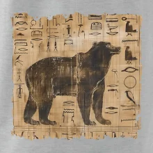 Egyptské hieroglyfy medvěd