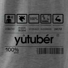 Čárový kód - youtuber