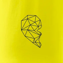 Párovy motiv srdce geometrie - ONA