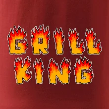Grill King ohnivý nápis