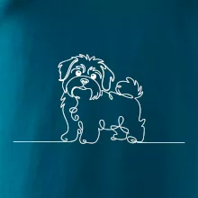 Havanský psík linka jedním tahem