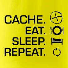 Eat sleep repeat Cache