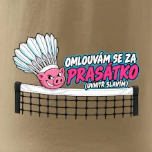 Badminton omluva za prasátko