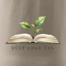 Růst chce čas rostlina v knize