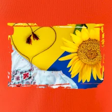 Ukrajina slunečnice a kroj