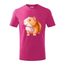 Morče - kreslené, bílo oranžové