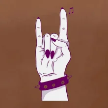 Rocková ruka dámská