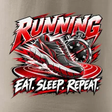 Běžecká bota se stopkami eat sleep repeat
