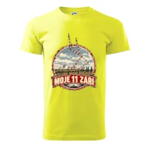 Liblice B bortící se věže moje 11 září retro odznak