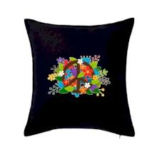 Peace symbol prorostlý květinami