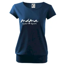 Triko máma psací se jmény dětí