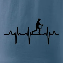 EKG nordic walking muž