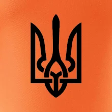 Ukrajina trojzubec velký