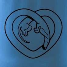 Jezevčík srdce - obrys