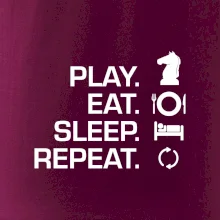 Eat sleep play - šachy