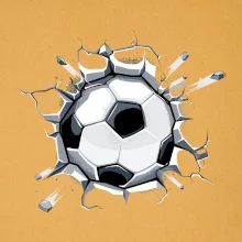 Fotbalový míč v triku