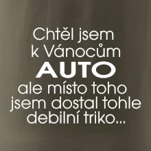 Chtěl jsem k Vánocům auto