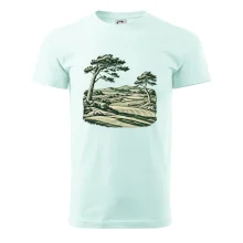 Golfové hřiště v retro rytině