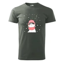 Kočka v zimní čepici