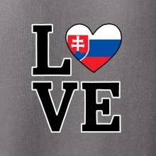 Love Slovenská vlajka