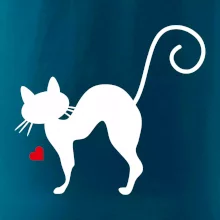 Zamilovaná kočka prohnutá