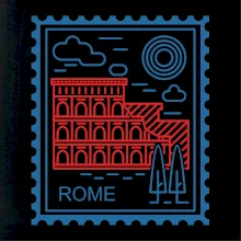 Řím známka jednoduchá