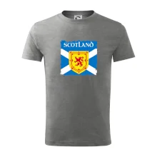 Skotská vlajka s erbem lva