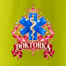 Doktorka - stuhy a kříž