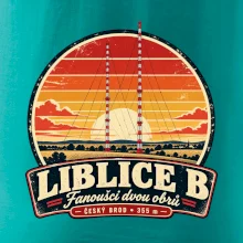 Liblice B retro odznak dvou vysílačů