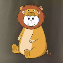 Kočka v převleku lva