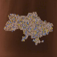 Mapa Ukrajiny panáčci