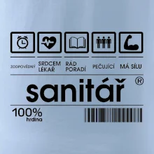 Čárový kód sanitář