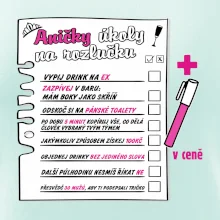 Triko na rozlučku s úkoly na předek pro nevěstu