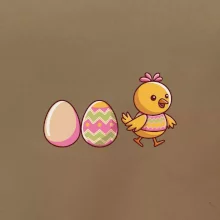 Evoluce vajíčka - velikonoce - kuře