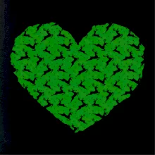 Vánoční jeleni v srdci