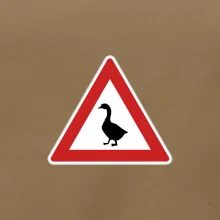 Dopravní značka - Pozor husa