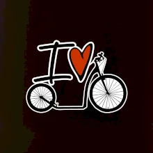 I love koloběžka velké a malé kolo