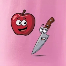 Parové triko - Jablko a nůž